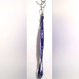 Vintage Spice Girls lanyard Keychain y2k 90s purple new